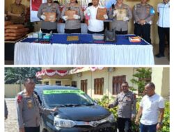 Polres Padang Lawas Pres Release Ungkap Kasus Narkotika Gol 1 jenis Tanaman Ganja sebanyak 44 Kg.