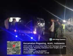 Patroli Gabungan TNI-Polri di Kecamatan Pegasing