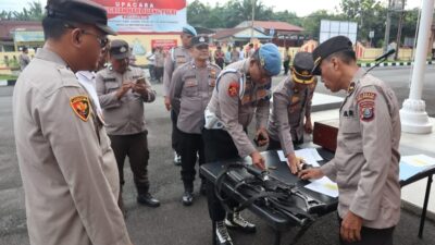 Pemeriksaan Senjata Api Polresta Deli Serdang