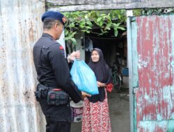 Jum’at Berkah Batalyon B Satuan Brimob Polda Sumut: Senyum dan Harapan untuk Warga Tebing Tinggi