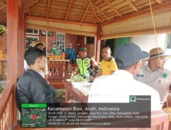 Babinsa Koramil 03/Pegasing Laksanakan Komsos Bersama Aparatur Desa Lenga