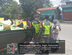 TNI Hadirkan Beras Murah, Warga Pegasing Antusias Sambut GPM