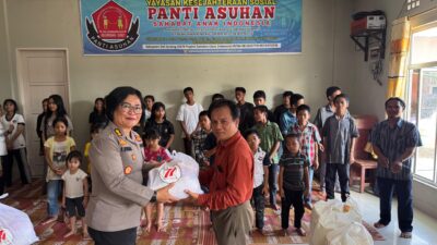 Srikandi Polri Berbagi Kasih: Polwan Polda Sumut Gelar Bakti Sosial HUT ke-77