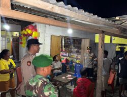 Polsek gemeh bersama TNI gelar Patroli cipkon malam minggu