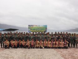 Kodim 0106/Aceh Tengah Gelar Karya Bakti Pembersihan Dermaga Danau Lut Tawar