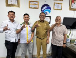 Ketua Dewan Pengurus Cabang (DPC) Persatuan Pewarta Warga Indonesia (PPWI) Kabupaten Sijunjung Silahturahim Ke Dinas Kominfo Sijunjung