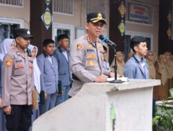Kapolres Aceh Tengah Jadi Pembina Upacara di SMAN 1 Takengon, Ingatkan Bahaya Narkoba