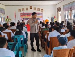 Polres Bitung Bekali Siswa SMP Negeri 9 Mawali dengan Edukasi Stop Bullying