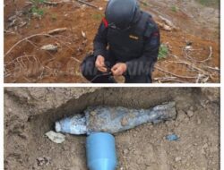 Brimob Sumut Amankan Mortir Militer di Tapanuli Selatan, Disposal Berjalan Lancar