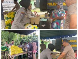 Dukung Kesejahteraan Warga, Polda Sumut Salurkan Beras SPHP Lewat GPM
