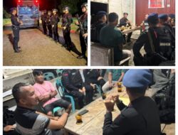 Dekat dengan Warga, Brimob Polda Sumut Gelar Patroli Dialogis dan Sambangi Pos Kamling di Gunungsitoli