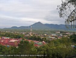 Gunung Bur Ni Telong Masih Berstatus Waspada, Masyarakat Diminta Jauhi Radius 1,5 Km