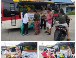 Polres Pelabuhan Belawan Gelar Gerakan Pangan Murah Polri, Jual 1 Ton Beras SPHP di Belawan II