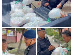 Brimob Sumut Tebar Kepedulian, Batalyon A Pelopor Gelar Bakti Sosial Jumat Berkah di Medan