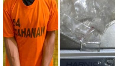 Dikibuskan Masyarakat Seorang Bandar Narkoba Di Ciduk Polres Binjai