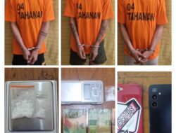 Jual Narkoba Dekat Rumah Ibadah, Tiga Orang Pria Di Gelandang Ke Polres Binjai