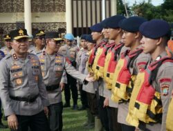 Polda Sulut Siaga Penuh, Kapolda Pimpin Apel Kesiapsiagaan Penanggulangan Bencana
