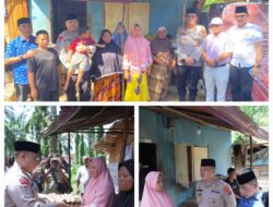 Air Mata Bahagia Warga Tak Mampu , Kapolres Labusel Bantu Sembako, Pengobatan anak, Hingga Bedah Rumah