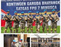 Misi Perdamaian, 7 Personel Polda Sumut Gabung Pasukan Perdamaian PBB Berangkat ke Afrika Tengah