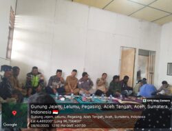 Babinsa Koramil 03/Pegasing Hadiri Musyawarah Rencana Kegiatan Pembangunan Kampung Jejem Tahun 2026