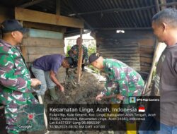 Pembuatan MCK Tambahan TMMD ke-126 Kodim 0106/Aceh Tengah Dimulai di Desa Kute Keramil