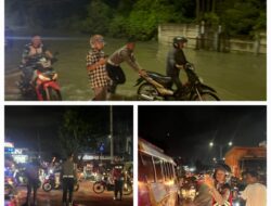 Polisi Hadir untuk Masyarakat: Ditsamapta Polda Sumut Turun Langsung Bantu Warga Hadapi Banjir