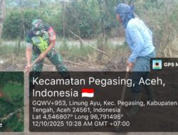 Babinsa Wujudkan Kepedulian Lewat Kegiatan Hanpangan Bersama Masyarakat di Desa Linung Ayu