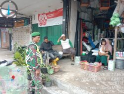 Babinsa Koramil 10/Celala Jalin Komunikasi Akrab dengan Warga Desa Binaan