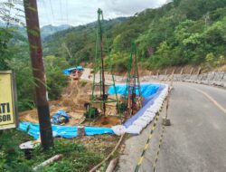Disinyalir Bermasalah, APH Didesak Periksa Proyek Penanganan Longsoran Jalan Pameu- Genting Gerbang Tahap II