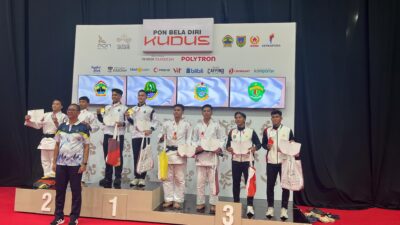 Personel Satbrimob Polda Sumut Raih Medali Perunggu di PON Cabang Beladiri Judo