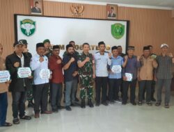 Baitul Mal Aceh Tengah Salurkan Dana Dukungan untuk Program TMMD Air Bersih di Lima Titik