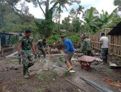 Anggota Satgas TMMD ke-126 Kodim 0106/Aceh Tengah Mulai Membangun Pondasi RTLH