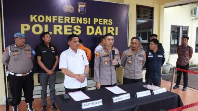 Tak Sampai 24 Jam, Polres Dairi Bersama Polsek Sumbul Amankan Pelaku Penganiayaan di Lae Pondom yang Viral di Sosmed