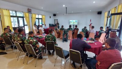 Dandim 0106/Aceh Tengah Sambut Tim Wasev Mabes TNI