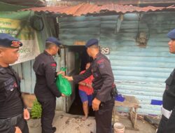 Satuan Brimob Polda Sumut Tebar Kasih di Hari Minggu , Wujud Nyata Pengabdian Menyambut HUT Korps Brimob Polri ke-80