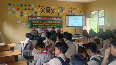 TMMD dan Polsek Linge Bersinergi Bentuk Generasi Anti Narkoba di SMAN 18 Takengon