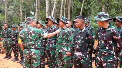 Tim Wasev TNI Kunjungi Lokasi Pelaksanaan TMMD ke-126 di Aceh Tengah