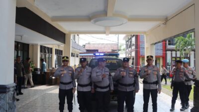 Pamapta Polres Bitung Resmi Dilantik, Kapolres Tekankan Pentingnya Pelayanan Berhati Nuran