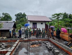 Dandim 0106/Aceh Tengah Dampingi Tim Wasev Mabes TNI Tinjau Rumah Layak Huni TMMD di Silih Nara
