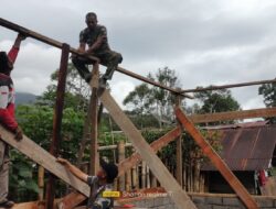 Pembangunan RTLH di Desa Rutih Capai 50 Persen