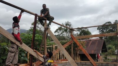 Pembangunan RTLH di Desa Rutih Capai 50 Persen