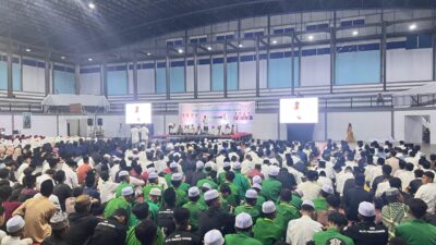 Polres Bitung Amankan Kegiatan Dzikir Akbar, Tausiyah, dan Doa untuk Kota Bitung dalam Rangka HSN dan POPP Se-Sulut