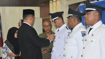 Pelantikan Dan pengambilan Sumpah jabatan Pj Geuchik Gampong Dalam Wilayah Kota Langsa