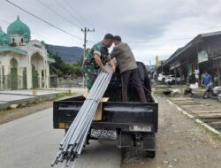 Anggota Satgas TMMD ke-126 Kodim 0106/Aceh Tengah Pasang Jalur Pipanisasi di Desa Bukit Sari