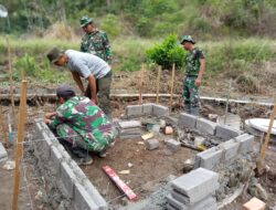 Pembangunan Tiga Unit MCK di Desa Arul Gele Capai 30 Persen