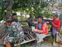 Anjangsana Satgas TMMD: Bukti Nyata Kedekatan TNI dengan Masyarakat Desa Kute Keramil