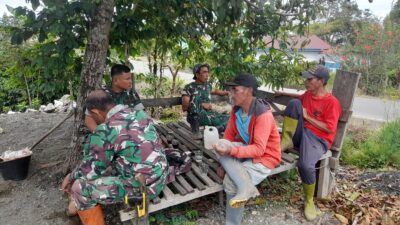Anjangsana Satgas TMMD: Bukti Nyata Kedekatan TNI dengan Masyarakat Desa Kute Keramil
