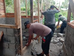 Progres TMMD Ke-126: RTLH Capai 50 % Di Desa Roteh