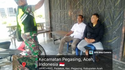 Wujud Kepedulian Babinsa, Laksanakan Komsos Bersama Masyarakat di Desa Pedekok