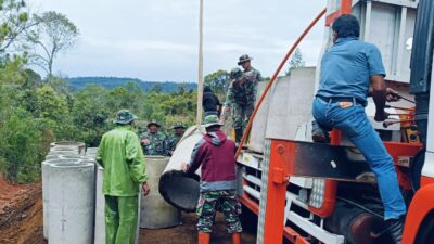 TMMD Ke-126 Dorong Perekonomian Lewat Pembangunan Jalan dan Drainase di Kute Keramil